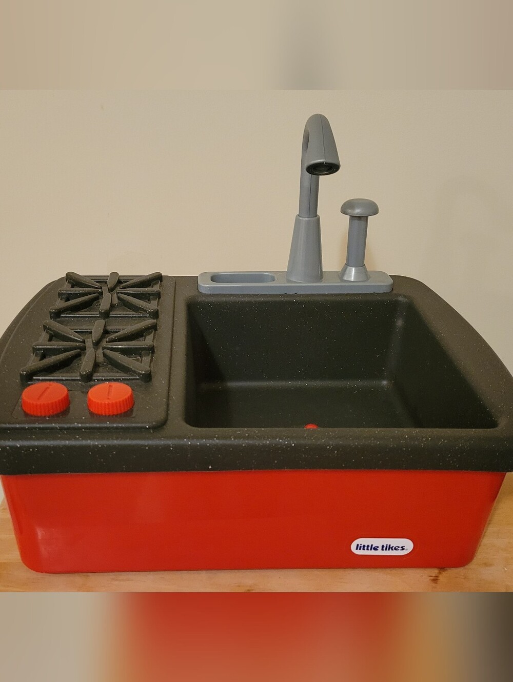 Little Tikes Red Toy Kitchen Sink